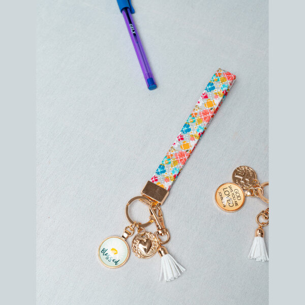 Wristlet Keychain-Blessed